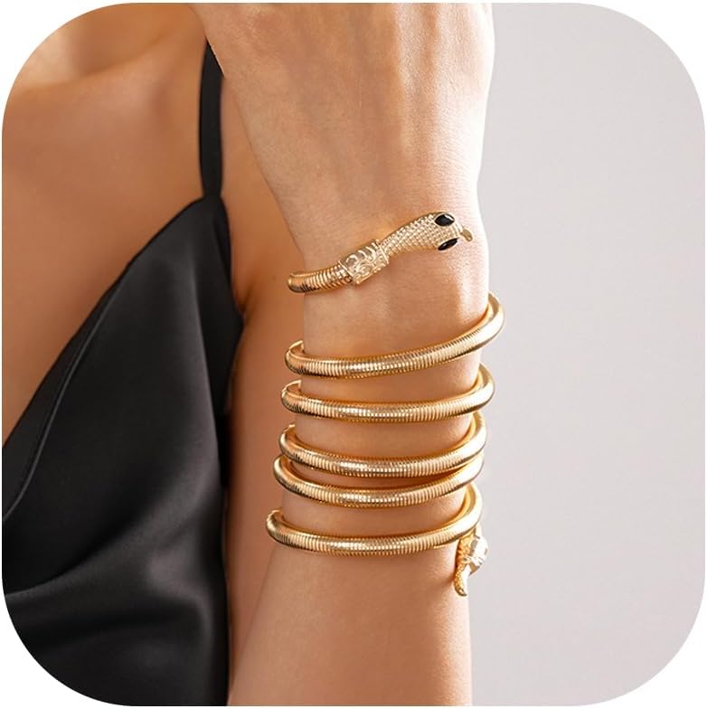 72ore Bendable Bracelet Flexible Bendable Necklace for Women Snake Bracelets Gifts Adjustable Halloween Jewelry - Image 1